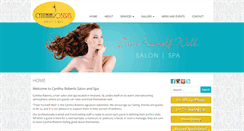 Desktop Screenshot of cynthiarobertssalon.com